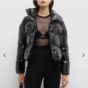 Patent leather jacket